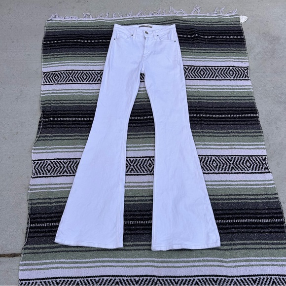 Hudson Jeans Denim - Hudson jeans holly high rise bell bottom flare white jeans